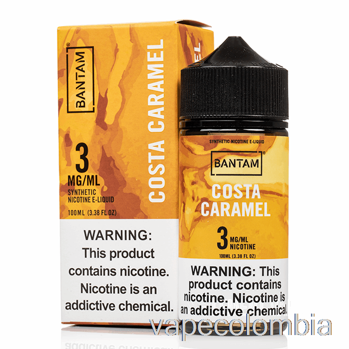 Vape Desechable Costa Caramelo - Bantam Vape - 100ml 3mg